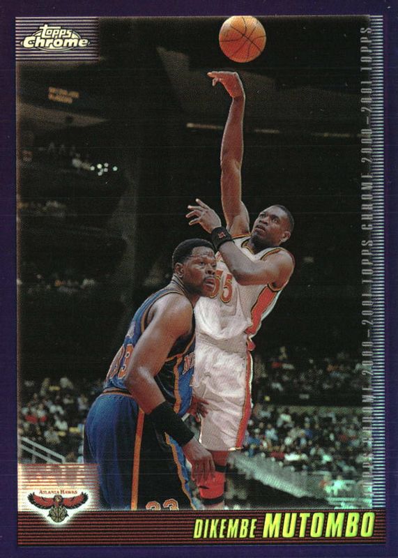 Dikembe Mutombo 2000 Topps Chrome #64 Refractor PSA 9