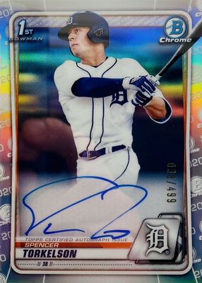 2020 Bowman Draft #CDA-ST Chrome DP Auto - Refractor /499 (1st)