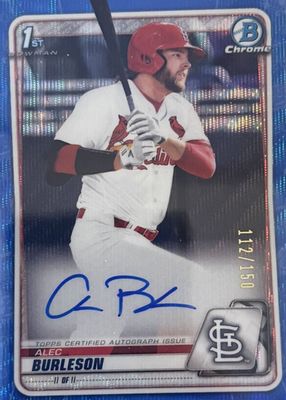 2020 Bowman Draft #CDA-AB Chrome DP Auto - Blue Wave Refractor /150 (1st)