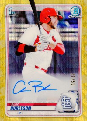 2020 Bowman Draft #CDA-AB Chrome DP Auto - Gold Wave Refractor /50 (1st)