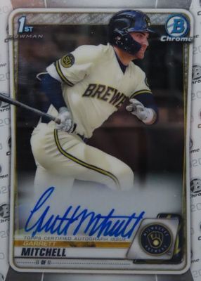 Garrett Mitchell 2023 Topps Chrome Update #RA-GM Autographs