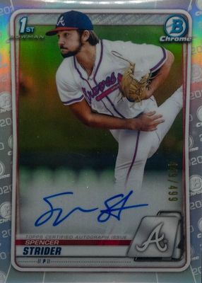 2020 Bowman Draft #CDA-SS Chrome DP Auto - Refractor /499 (1st)