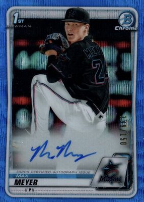 2020 Bowman Draft #CDA-MM Chrome DP Auto - Blue Wave Refractor /150 (1st)