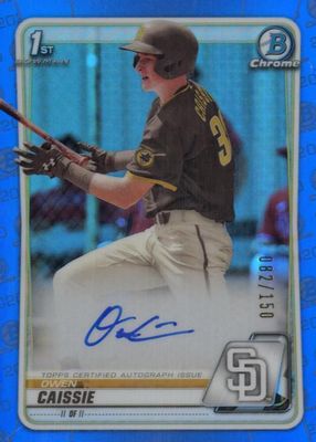 2020 Bowman Draft #CDA-OC Chrome DP Auto - Blue Refractor /150 (1st)