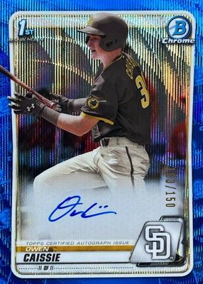 2020 Bowman Draft #CDA-OC Chrome DP Auto - Blue Wave Refractor /150 (1st)