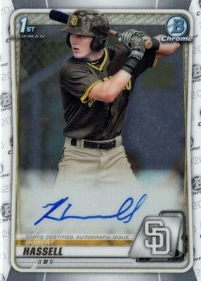 Robert Hassell III 2020 Bowman Draft Sapphire Edition #BD-39