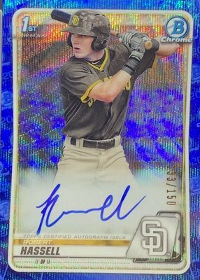 Robert Hassell III 2020 Bowman Draft Sapphire Edition #BD-39