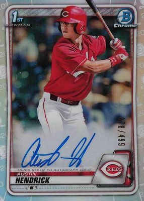 2020 Bowman Draft #CDA-AH Chrome DP Auto - Refractor /499 (1st)