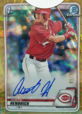 2020 Bowman Draft #CDA-AH Chrome DP Auto - Gold Wave Refractor /50 (1st)