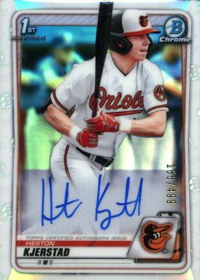 2020 Bowman Draft #CDA-HK Chrome DP Auto - Refractor /499 (1st)