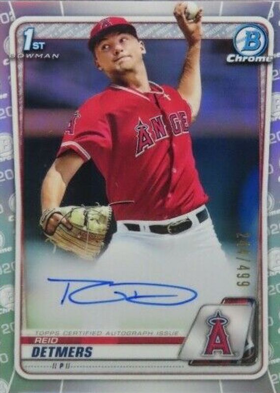 2020 Bowman Draft #CDA-RD Chrome DP Auto - Refractor /499 (1st)