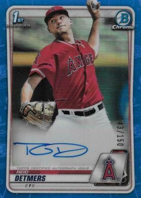 2020 Bowman Draft #CDA-RD Chrome DP Auto - Blue Refractor /150 (1st)
