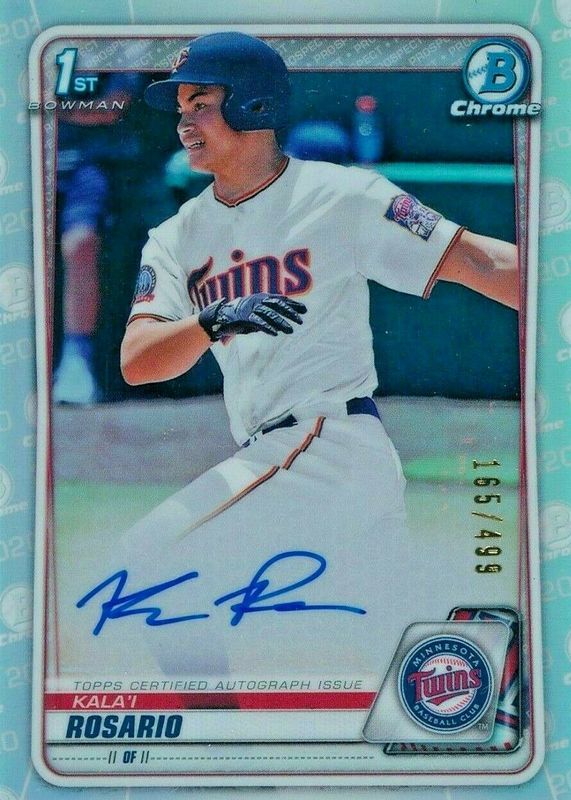 2020 Bowman Draft #CDA-KR Chrome DP Auto - Refractor /499 (1st)