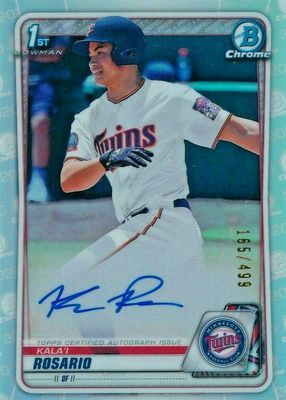 2020 Bowman Draft #CDA-KR Chrome DP Auto - Refractor /499 (1st)