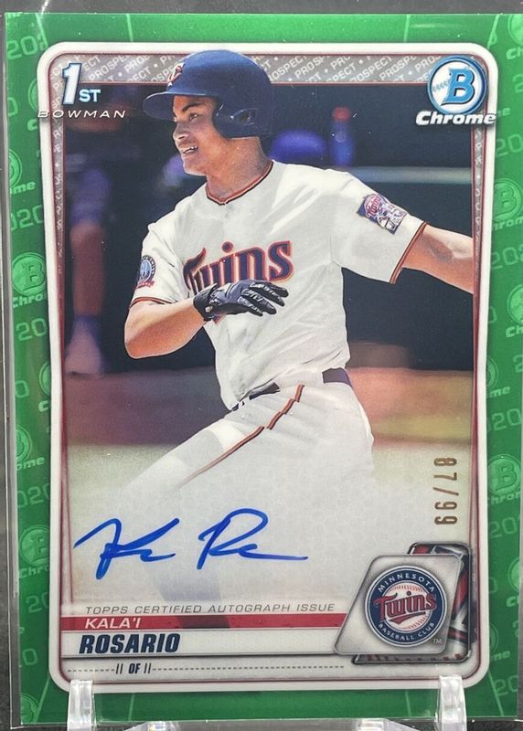 2020 Bowman Draft #CDA-KR Chrome DP Auto - Green Refractor /99 (1st)