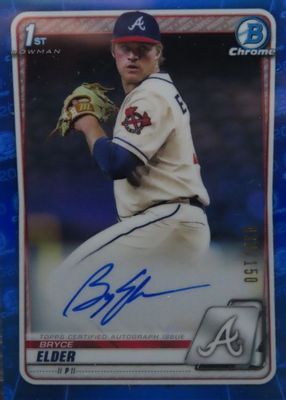 2020 Bowman Draft #CDA-BE Chrome DP Auto - Blue Refractor /150 (1st)