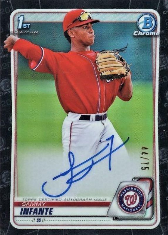2020 Bowman Draft #CDA-SI Chrome DP Auto - Black Refractor /75 (1st)