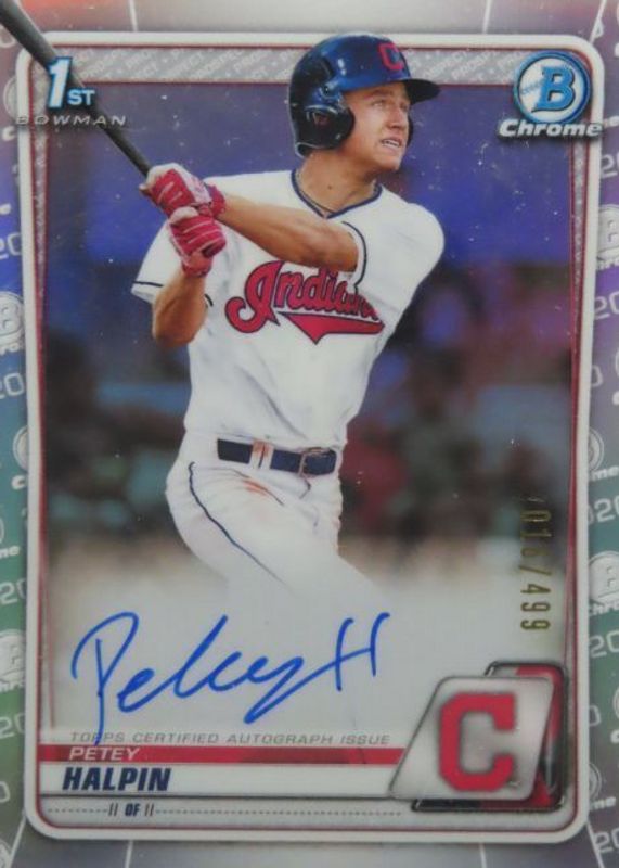 2020 Bowman Draft #CDA-PH Chrome DP Auto - Refractor /499 (1st)