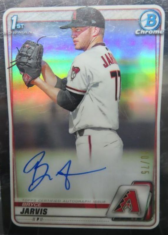 2020 Bowman Draft #CDA-BJA Chrome DP Auto - Black Refractor /75 (1st)