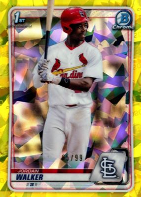2020 Bowman Draft Sapphire Edition #BD-57 Chrome - Yellow /99 (1st)