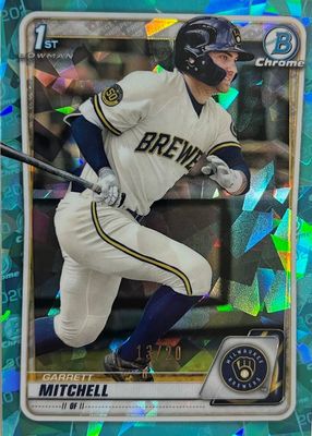 2020 Bowman Draft Sapphire Edition #BD-118 Chrome - Aqua /20 (1st)