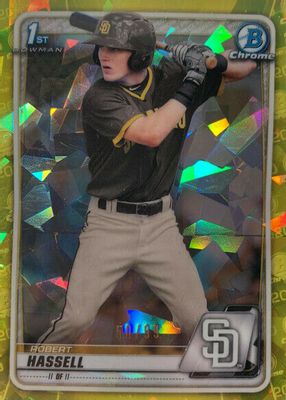 2020 Bowman Draft Sapphire Edition #BD-39 Chrome - Yellow /99 (1st)