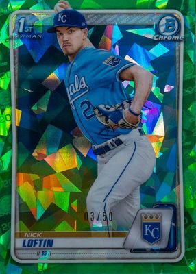 2020 Bowman Draft Sapphire Edition #BD-14 Chrome - Green /50 (1st)