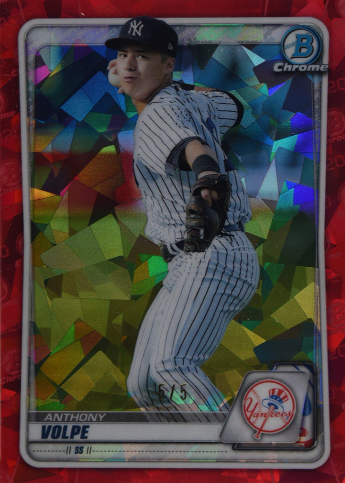 Anthony Volpe 2020 Bowman Draft Sapphire Edition #BD-178
