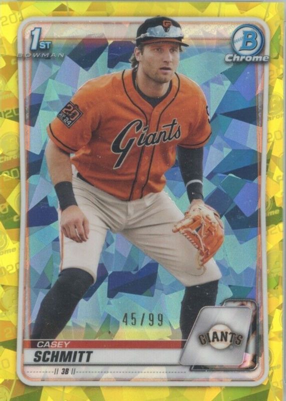 2020 Bowman Draft Sapphire Edition #BD-129 Chrome - Yellow /99 (1st)