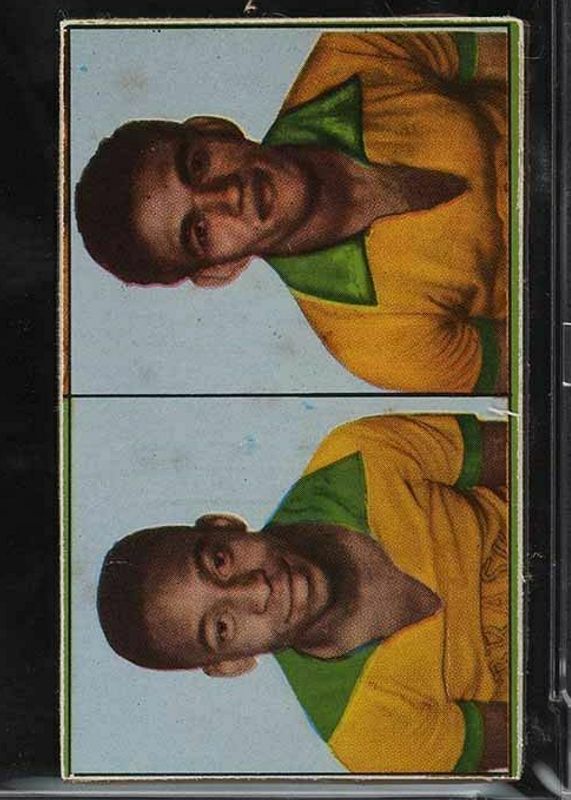 Pele 1958 A Gazeta Esportiva Campeao Mundial Hand Cut (w/Garrincha) Rookie BVG 1