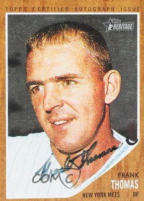 2011 Topps Heritage #ROA-FT Real One Autographs