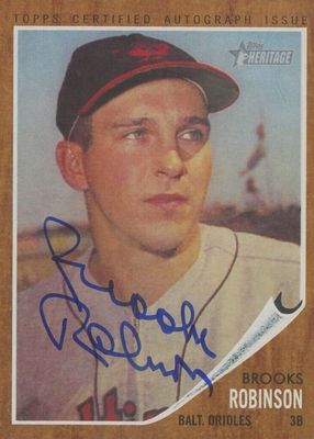 2011 Topps Heritage #ROA-BR Real One Autographs