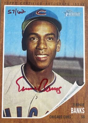2011 Topps Heritage #ROA-EB Real One Autographs - Red Ink /62