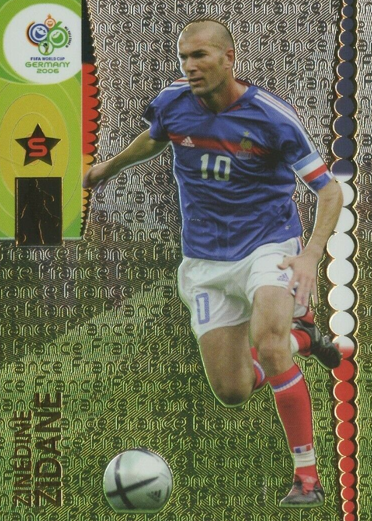 Zinedine Zidane 2006 Panini World Cup Base PSA 10 Price Guide