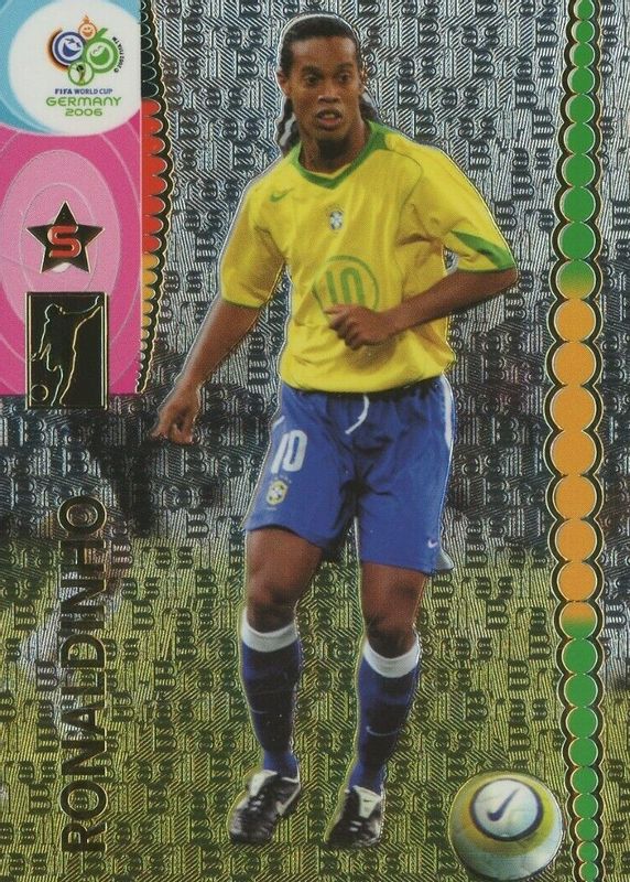 Ronaldinho 2006 Panini World Cup Base RAW