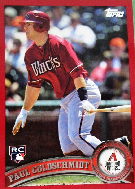 Paul Goldschmidt 2011 Topps Update #US47 Target Red Border Rookie SGC 9.5