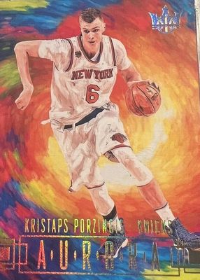 PANINI NBAカード SELECT PRIZM KRISTAPS PORZINGIS NEW YORK KNICKS 065/199 #196 送料無料 中古 IT1 Kristaps Porzingis 2015-16 Panini NBA Prizm Rookie Card (RC