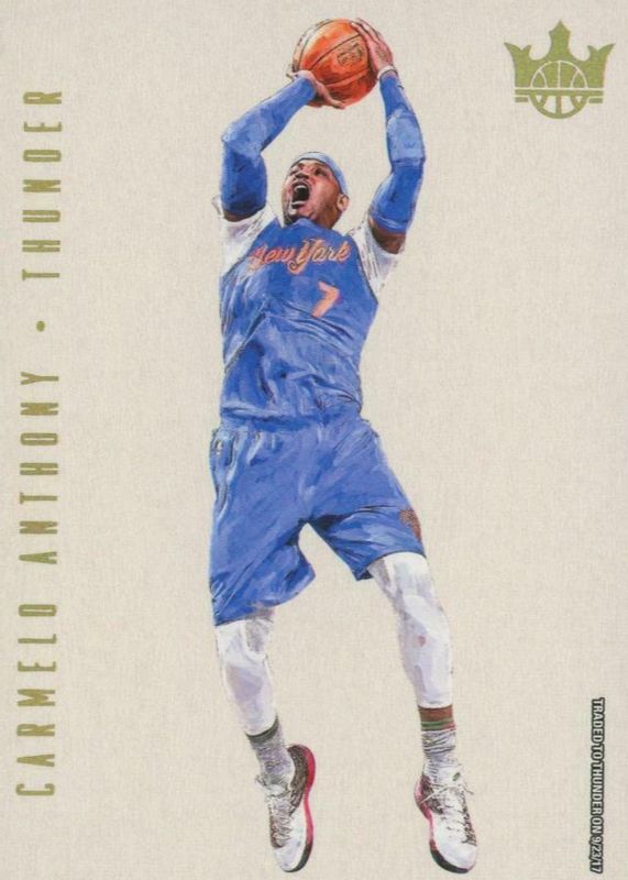 Carmelo Anthony 2017 Court Kings #12 Blank Slate /(SSP) PSA 10