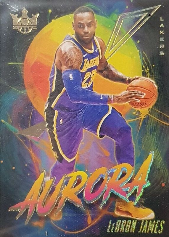 LeBron James 2019 Court Kings #16 Aurora /(SSP) SGC 8