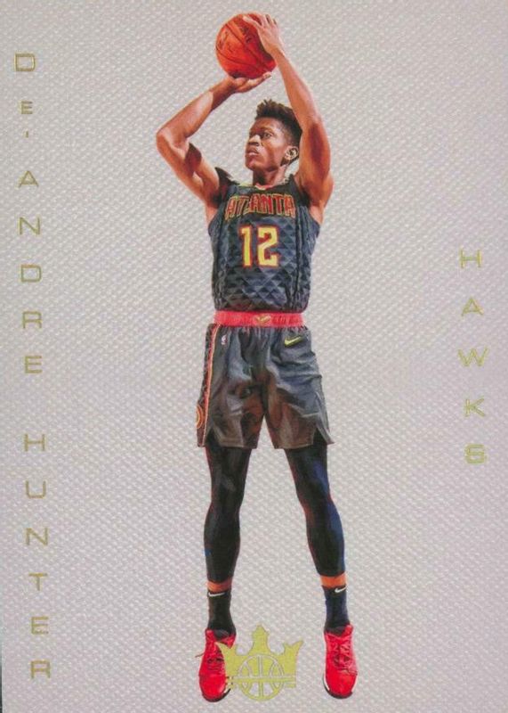 De'Andre Hunter 2019 Court Kings #39 Blank Slate /(SSP) Rookie RAW