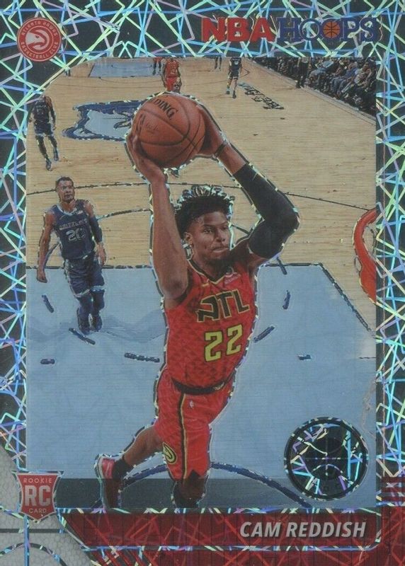 Cam Reddish 2019 Hoops Premium Stock #207 Silver Laser Rookie PSA 10