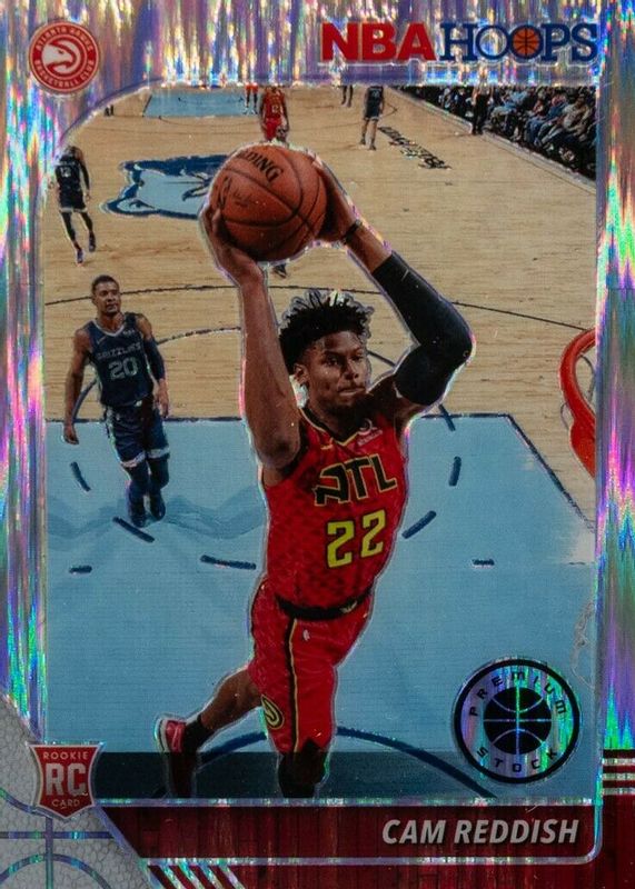 Cam Reddish 2019 Hoops Premium Stock #207 Flash Rookie BGS 9