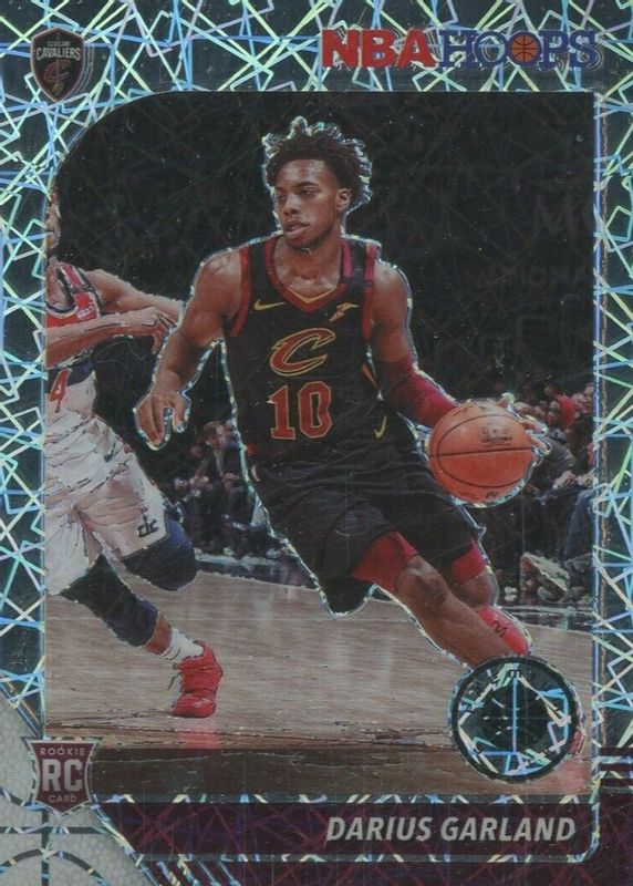 Darius Garland 2019 Hoops Premium Stock #251 Silver Laser Rookie PSA 10