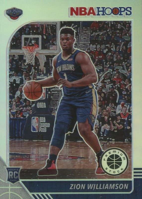 Zion Williamson 2019 Hoops Premium Stock Silver #258 Price Guide