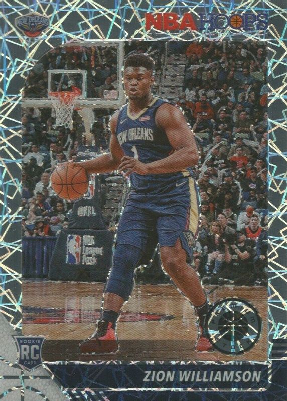 Zion Williamson 2019 Hoops Premium Stock #258 Silver Laser PSA 10