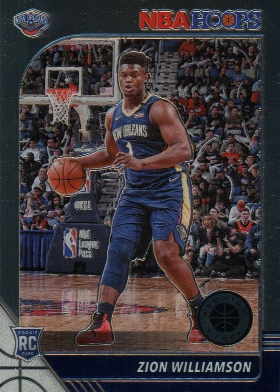 Zion Williamson 2019 Hoops Premium Stock Base #258 Price Guide