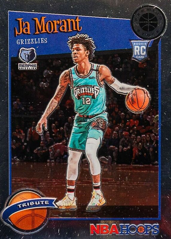 Ja Morant 2019 Hoops Premium Stock #297 Tribute Rookie PSA 10