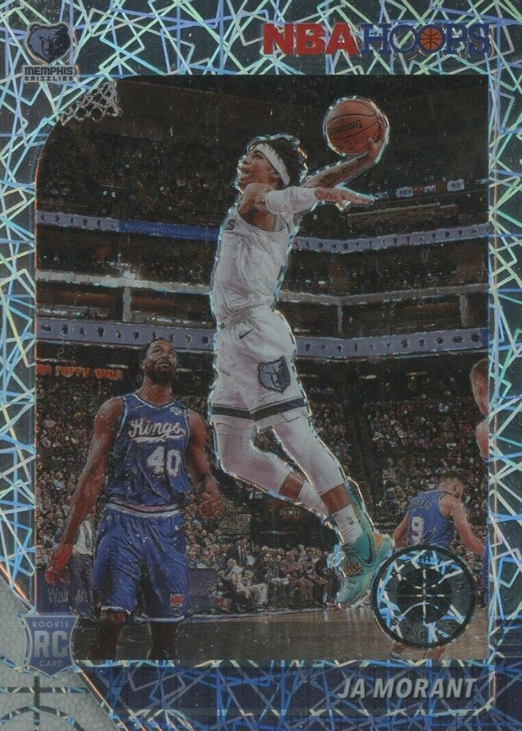 Ja Morant 2019 Hoops Premium Stock #259 Silver Laser PSA