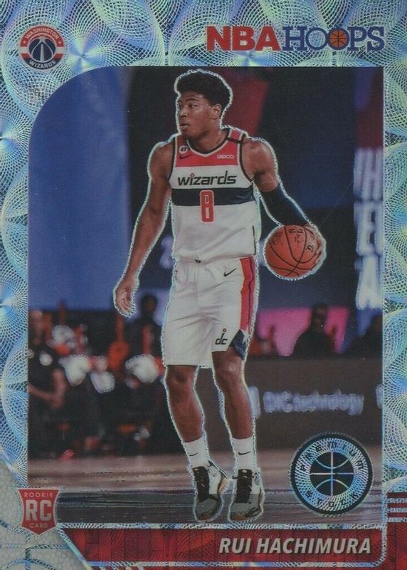 Rui Hachimura 2019 Hoops Premium Stock #206 Silver Scope Rookie PSA 10