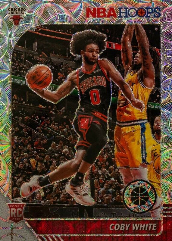 Coby White 2019 Hoops Premium Stock #204 Silver Scope Rookie RAW